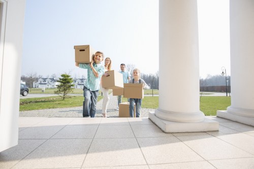 Organized packing materials for home relocation in Finland