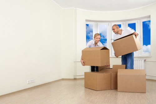 Customer reviewing a moving quotation and booking details