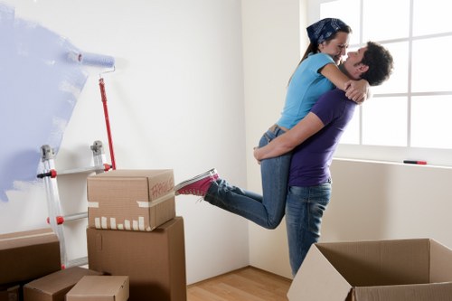 IT and office assets being handled during an office move in Finland