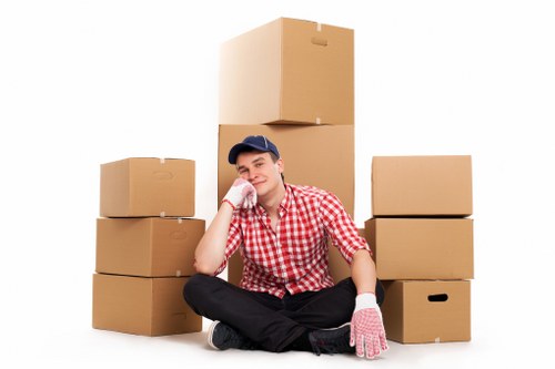 Packing and lifting furniture for a winter move in Finland